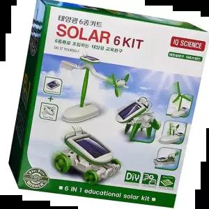 DIY 쏠라6종키트 프라모델 변신장난감 태양광 조립완구