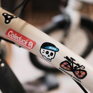 2025 리뉴얼 자전거 스티커 방수 프레임 탑 튜브 장식 사이클링 도로 산악