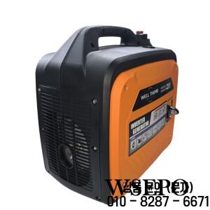 웰썸 3800I 3.2KW (최대) 휴대용 방음형 AC 인버터 발전기 세트 원터치 시작 기능 포함