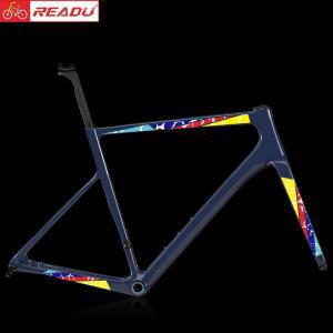 READU 스티커 도로 자전거 데칼 6색 장식 프론트 포크 리어 매트 프레임