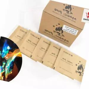 오로라가루 매직파이어 캠핑 불멍 모닥불 장작 감성