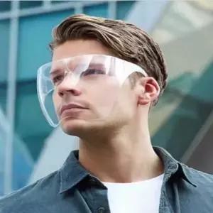 작업장안면보호구 쉴드 병원 페이스안경 연구실 투명 (WFJ6GN1)