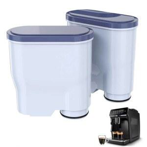 [미국배송] 아쿠아클린 전용 안티 라임 스케일 정수기 아쿠아 클린 워터 필터와 호환되는 커피 필터 CA6903 완전 자동 에스프레소 머신 2팩