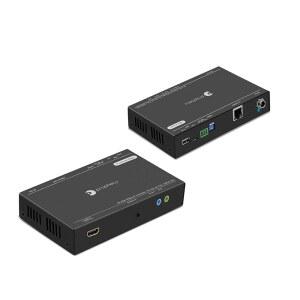 [미국배송] 고팡코 프로포즈 HDBASET HDMI 익스텐더 4K 60HZ USB 2.0 KVM RS 232 오버 CAT5E/CAT6/CAT7-230FT @4K 4:4:4 328FT @1080P 듀얼 IR HDR CEC POC 3D 18GBPS 2.0A HDCP 2.2 TAA 호환