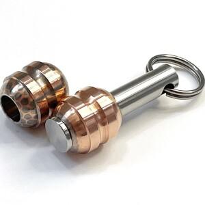 라운드 초전도  재료 EDC 꼬리 로프 나이프 펜던트 목걸이 지퍼 손전등 DIY 키