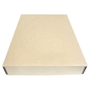 골든 스테이트 아트, 아카이브 보관함, 금속 테두리가 있는 무산 드롭 프론트 박물관 박스 아트워크 보관 사진 문서 인쇄 예술 및 공예 (Tan-17.75x22.75x3 인치)