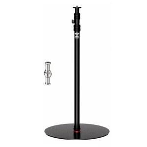 IFOOTAGE RB-A400 라운드 베이스 라이트 스탠드 모노포드, 카메라, 조명, 웹캠, 라이브 스트리밍, 블로깅, 페이로드용 200.7cm(79인치) 삼각대 모노포드