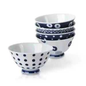 인디고 공기(5P) / 밥그릇 / 밥공기 / 일본그릇