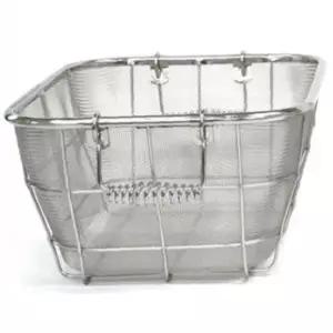 사각 2단 소쿠리 40cm 스텐소쿠리 타공채반 사각채반