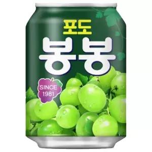 해태음료 포도봉봉 238ml x 24캔 해태 봉봉 포도봉봉 해태봉봉 포도음료
