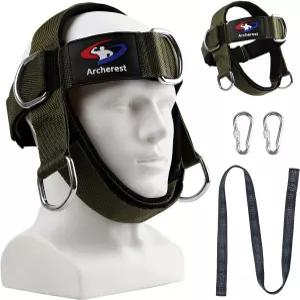 피트니스 넥 헤드 하네스 트레이너 조절 가능한 턱 스트랩 및 강도 웨이트 팅 가정 헬스장 사용을 위한