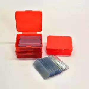 투명 실리콘 초강력 양면테이프 낱개 조각 보관함 양면테이프