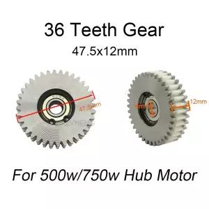전기 자전거 전동 Bafang 모터용 유성 기어 금속 및 나일론 608z 베어링 포함 36T 475x12mm G020 G060 G062