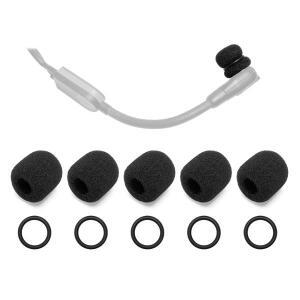 Shure SM35WH30BETA 98 H/C 콘덴서 헤드셋 마이크 커버용 5팩 FomWindscreen 팝 필터 소음 감소