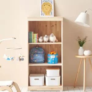 거실책장 파티션책장 틈새책꽂이 N352 삼나무 3단 600 1c