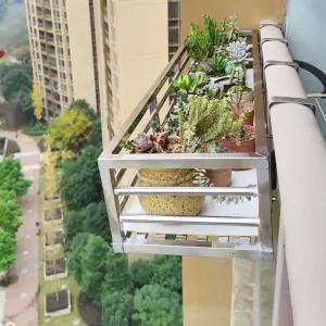 스텐 베란다 화분 다이 걸이대 선반 야외 정리대 받침대