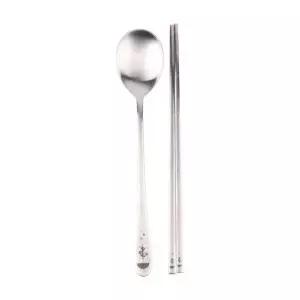 무광수저세트 숟가락 젓가락 파란우산 무광숟가락세트 (WFJ7I0T)