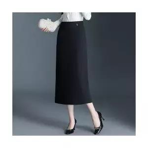 여자 데일리 H라인 스커트 캐시미어 힙업 겨울 하이웨스트 중기장 기장 원턱 A라인 일자 SPO마켓4