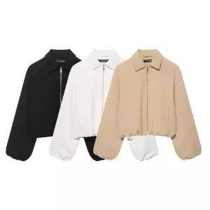 여자점퍼 집업 야구 항공 추동 스트리트 볼륨 재킷 코트 원템4