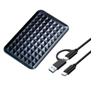 Tianken 1TB 울트라 슬림 휴대용 외장 하드 드라이브 USB 3.1 TYPE C 2.5인치 HDD 스토리지 PC, Mac, 노트북, PS4, PS5, Xbox One용