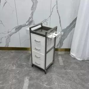 원목 커트 트레이 이동식 도구 선반 카트 정리대 트롤리