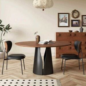 원테이블 카페 인테리어 거실 레트로 거실탁자 침대 커피테이블 GG골드 투명받침대