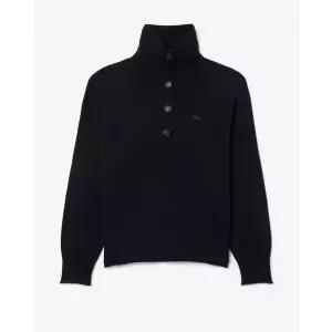 라코스테 브랜드관 25FW 여성 카디드울 하프버튼 스웨터 AF4010-55N 166네이비 1176426