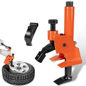 고무 패드가 장착된 ATV 타이어 비드 쉬운 트랙터 42인치 도구 체인저 브레이킹 업그레이드 UTV 38 브레이커 헤비 휴대용 트럭 듀티 제거 수리 수동 작동 버스용