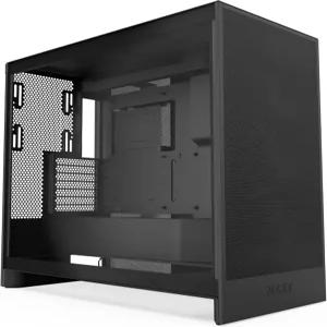 NZXT H7 플로우 2024 미드 타워 ATX 공기 흐름 케이스 사전 설치된 3 x 120mm 팬 포함 전용 GPU 냉각 하단