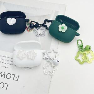 QCY T13 / ANC 2 케이스용 큐트 이어폰 커버 실리콘 임팩 방지 블루투스 T13ANC2