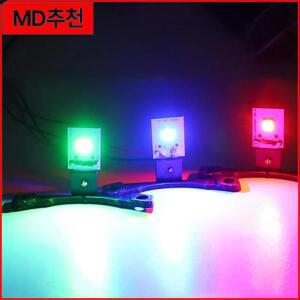 멀티 컬러 헤일로 LED 오토바이 헤드라이트 스포트라이트, 화이트 프로젝터 렌즈, 듀얼 엔젤 악마 아이 사