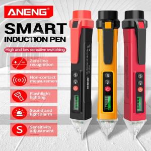 ANENG 12-1000V 스마트 유도 펜 VC1010 AC/DC 전압 검출기 비접촉 브레이크 포인트 테스터 도구
