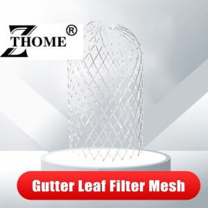 4개입 금속 알루미늄 필터 메쉬 홈통 잎사귀 잔해워터 진흙 트랩 가드 배수관 덮개 다운파이프 시스템 방수