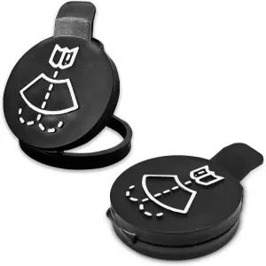 2팩 자동차 와이퍼 병 커버 윈드실드 워셔액 탱크 캡 교체 GMC 쉐보레 뷰익 캐딜락과 호환 OEM 12767700