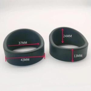 내부 직경 2개 고무 아이 가드 내구성 접안 렌즈 커버 39mm 세트안경 망원경 렌즈용