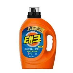 엘지생활건강 테크 베이킹소다 구연산 3L 용기 드럼용 (WFK91QO)