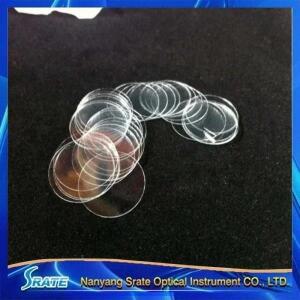 22mm 직경 블랭크 원형 현미경 슬라이드 커버 글라스 슬립 100개/세트 도구 액세서리 망원경 렌즈