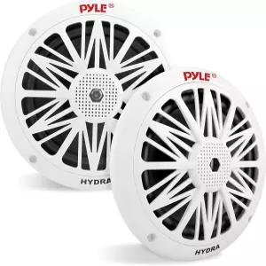 파일 6.5인치 듀얼 마린 스피커 - 200와트 전력 폴리 카본 콘 및 부틸 러버 서라운드를 갖춘 양방향 방수