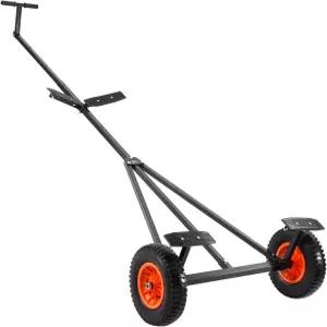 해피바이 보트 트레일러 돌리 - 420파운드 용량 조절 가능 카약 모터보트 및 어선용 공압 타이어 미끄럼