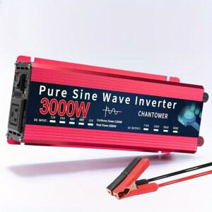 인버터 12V 220V 24V 110V 1600W 3000W DC-AC 휴대용 전원 변환기 차량용 태양광