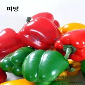 가짜 피망 모형 10개입 현실적인 열매 음식 채소