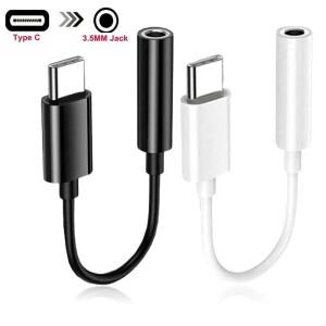 iphone 호환 15 15Plus 15Pro Max 액세서리용 Type-C ~ 3.5mm 헤드폰 어댑터 USB C 오디오 Aux 커넥터 케이