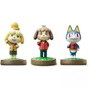 닌텐도 스위치 라이트 WiiU 3DS용 브랜드 맥스 3팩 디그비 로버 이사벨 겨울 동물의 숲 시리즈 게임 피규어