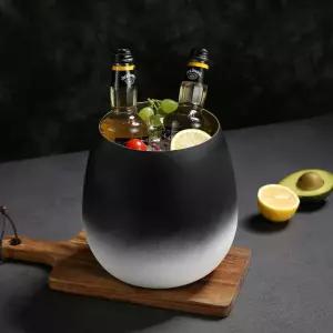 사케얼음통 양주 술 아이스 버킷 고급 일본식 얼음