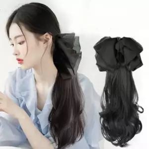 헤어 메쉬 분리형 부분가발 여성 집게 플라워 팬던트 (WFK92PI)