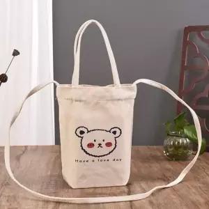 곰돌이 캔버스백 텀블러파우치 크로스백 보조가방 (WFK9FFU)