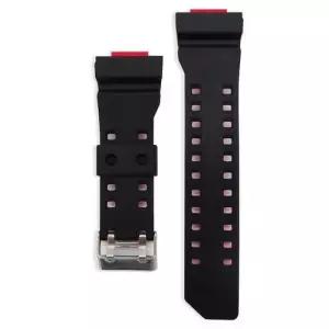 지샥 호환 시계줄 우레탄 GA-400 모델 시계줄 BK-RD WA43181