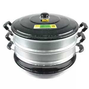 다용도 3단찜솥 가마솥 킹스타찜기 킹스타 3단 36cm (WFK9O7R)