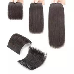 여성 옆머리 볼륨 붙임머리 윗머리 부분가발 30cm WE6CBAC