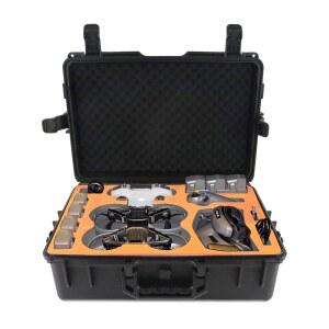 liyirui avata2 하드 케이스, dji (dji 고글 v2 / 2 integra)용 방수 드론 휴대용 및 액세서리와 호환 [케이스만 해당]